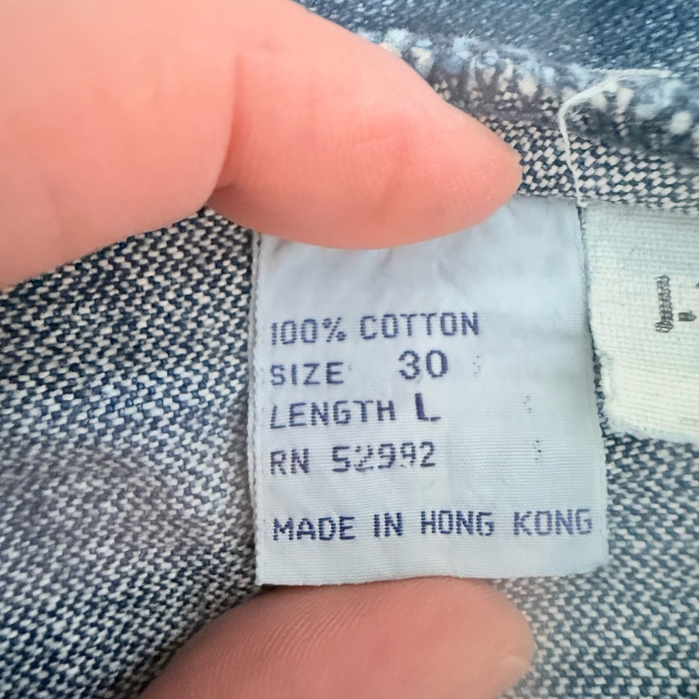 Jordache Blue Jeans 30x32 vintage 70’s/80’s - Picture 3 of 11